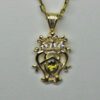 Scottish Citrine Luckenbooth Pendant