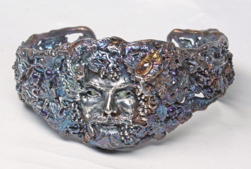 Bacchus bracelet in sterling silver by Suzan Postgate