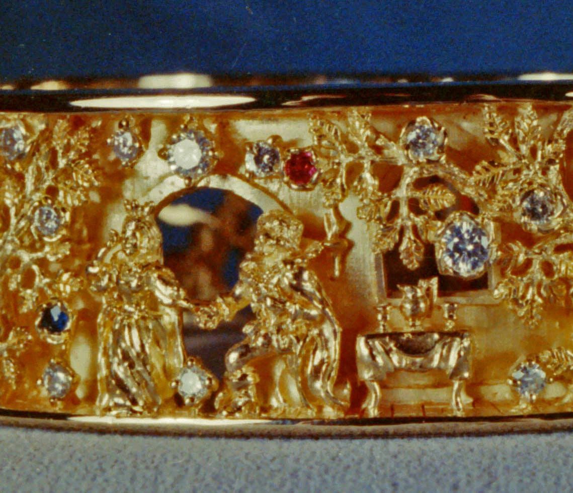 Beauty and the Beast Bracelet in 18K by George Postgate