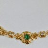 Emerald diamond 18K Celtic open knot-work choker by Postgate