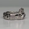 Traditional diamond Claddagh ring in 14K