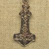 Greenman Viking Thor's Hammer In Sterling Sterling
