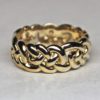 Celtic Heavy Eternity Knot Band in 14K Gold Size 9 3/4