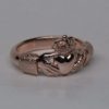 Rose Gold Claddagh Ring in 14k
