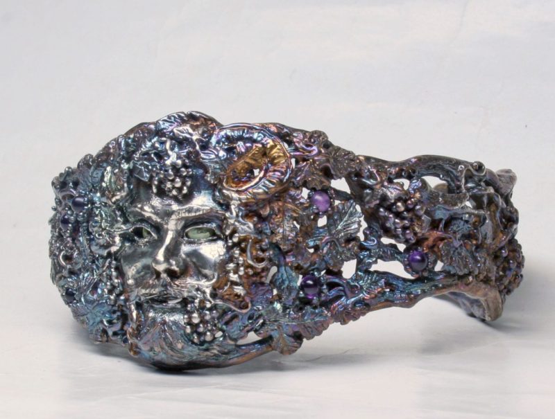 Bacchus sterling silver bracelet 2 by Suzan Postgate