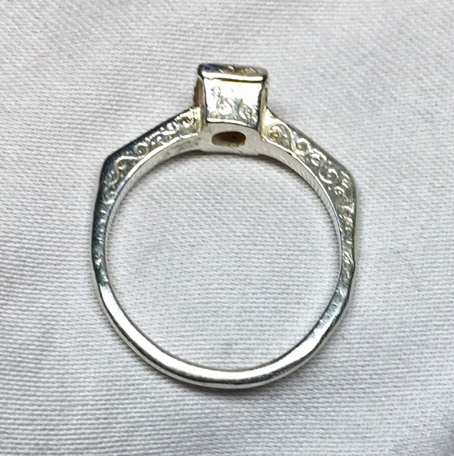 Medieval style, ruby ring in sterling silver by Suzan Postgate ...