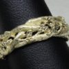 Woodland leaves and vines band in 14K gold size 9 1/4