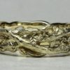 Woodland vine band in 14K by George Postgate