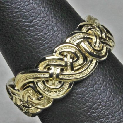 Celtic Eternity Knot Band Wide