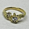Diamond rose ring in 18K by George Postgate