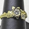 Two Diamond Rose Ring in 18K by George Postgate