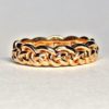 Celtic Knot Band Narrow in18K Gold Size 5 an original creation by George.