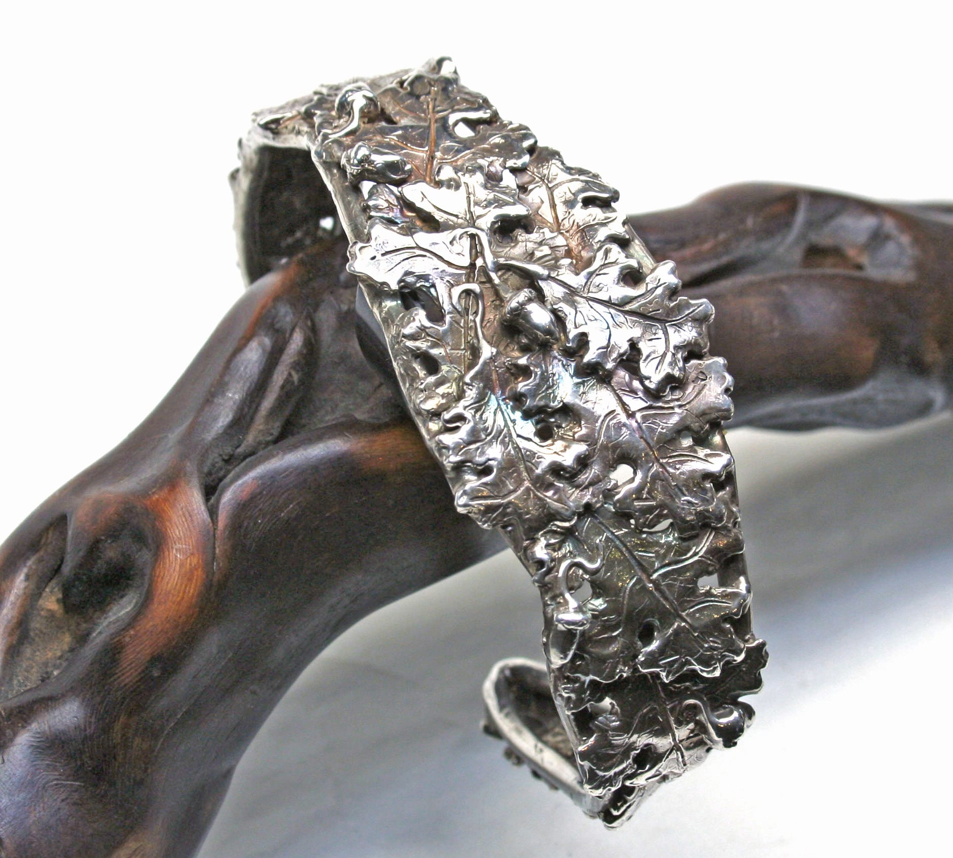 Acorns and Oak leaves bracelet Postgate Celtic Jewelry Scottish