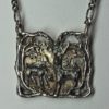 Scottish Highlands Deer pendant in Sterling silver, by Suzan Postgate