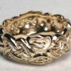 Celtic Bridget and love knot, open knot band in 14K gold by George Postgate