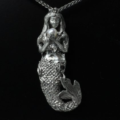 Mermaid Pendant in Sterling silver