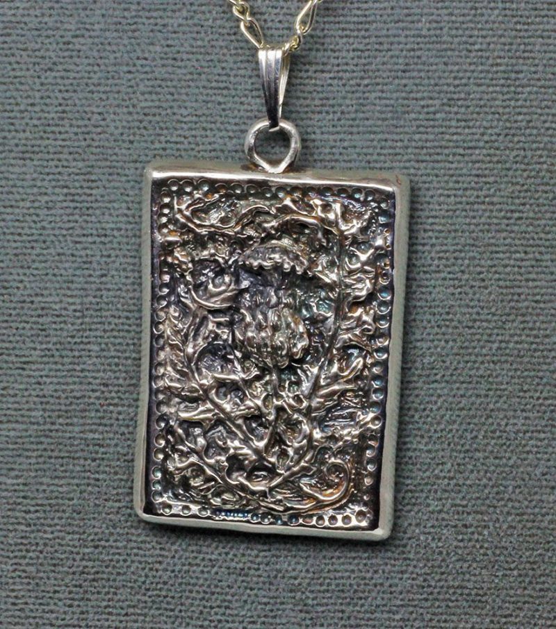 Scottish thistle pendant 1