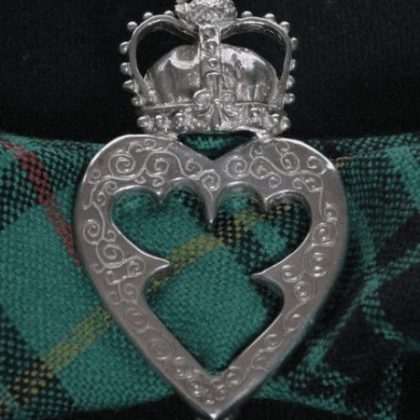 Sterling silver Scottish Luckenbooth brooch by Suzan Postgate