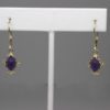 Victorian amethyst earrings14K