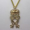 Scottish Luckenbooth pendant in 14K yellow gold