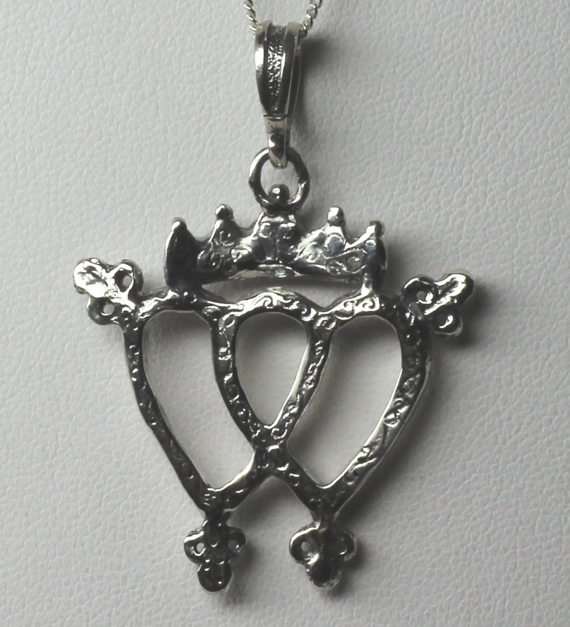 Scottish rose luckenbooth pendant in silver by Suzan Postgate ...