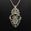 thistle and leaf luckenbooth pendant