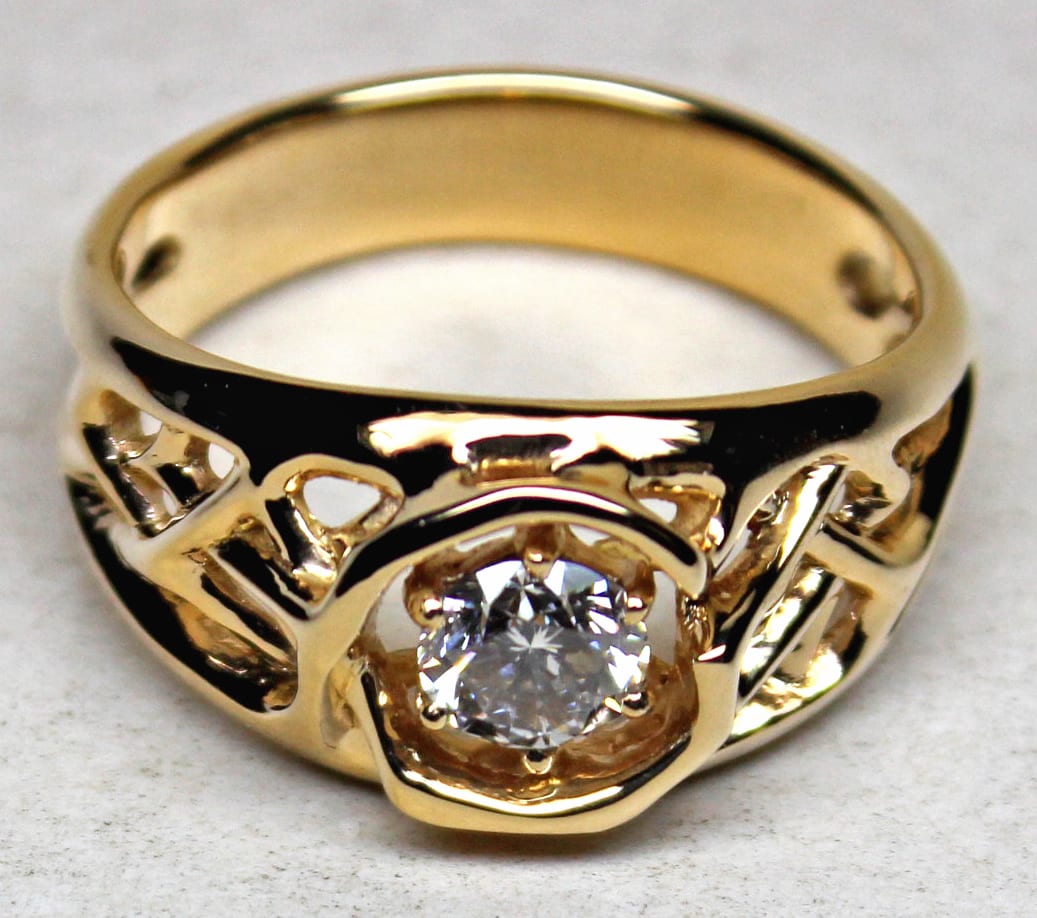 Starburst wedding band - Image 12