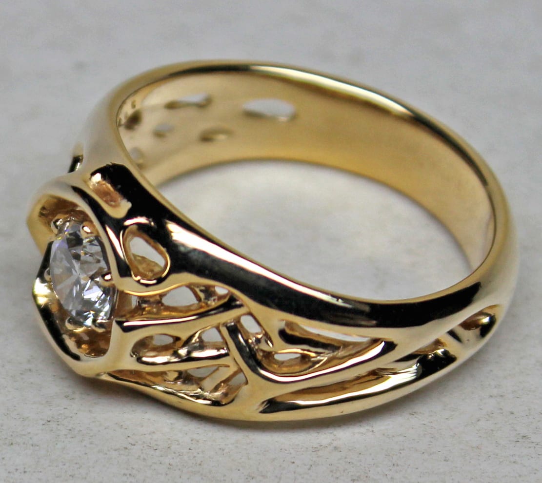 Starburst wedding band - Image 13