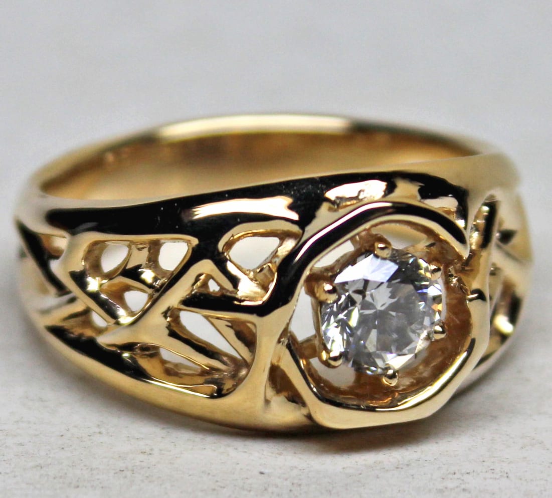 Starburst wedding band - Image 14