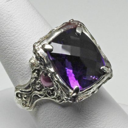 Amethyst Cathedral Ring