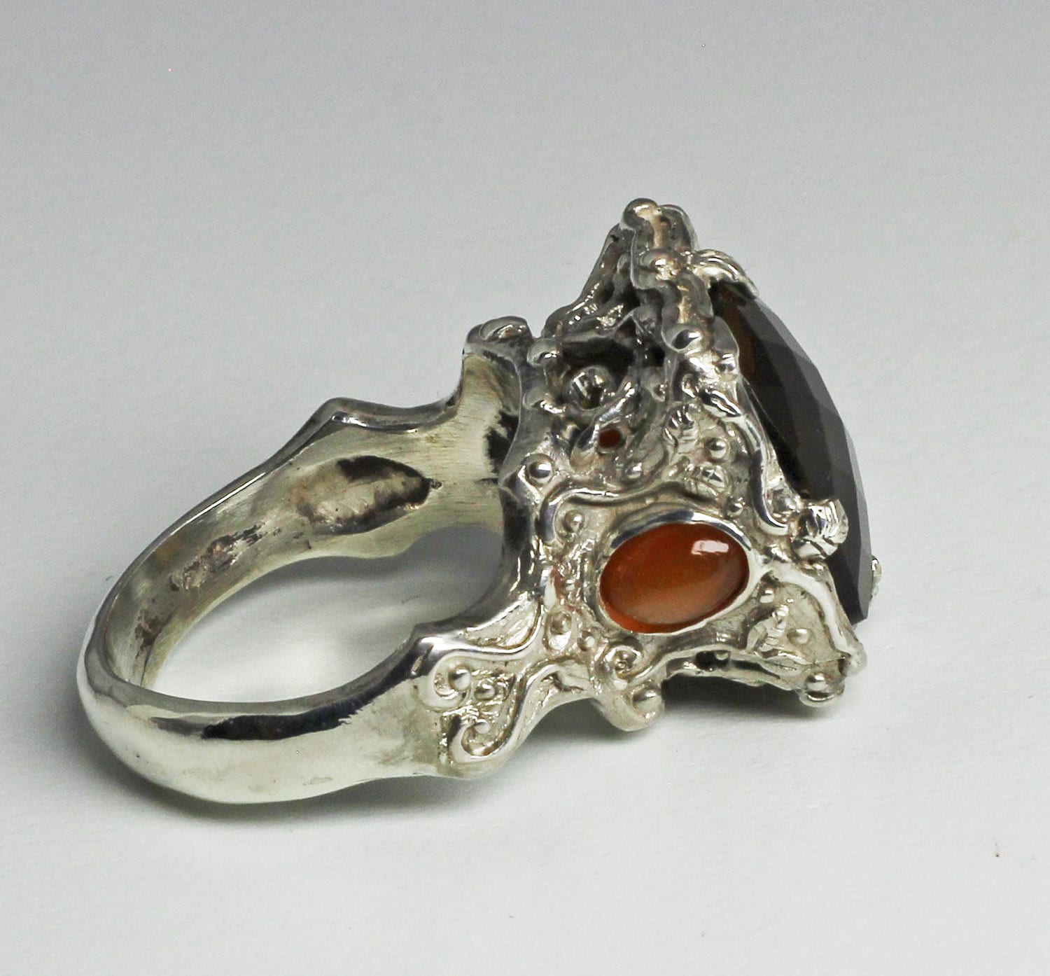Smokey Citrine Cathedral Ring by Suzan Postgate - Image 5
