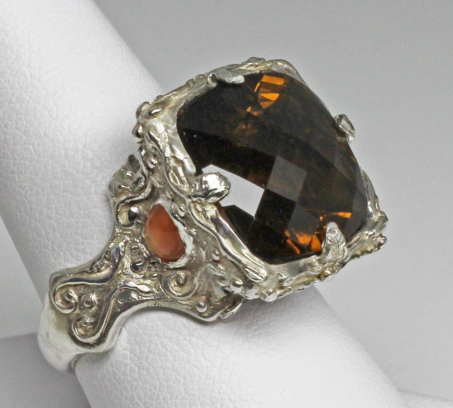 Smokey Citrine Cathedral Ring by Suzan Postgate