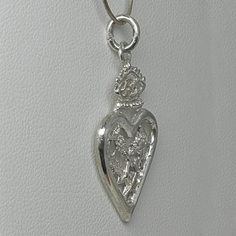 Scottish Luckenbooth thistle pendant
