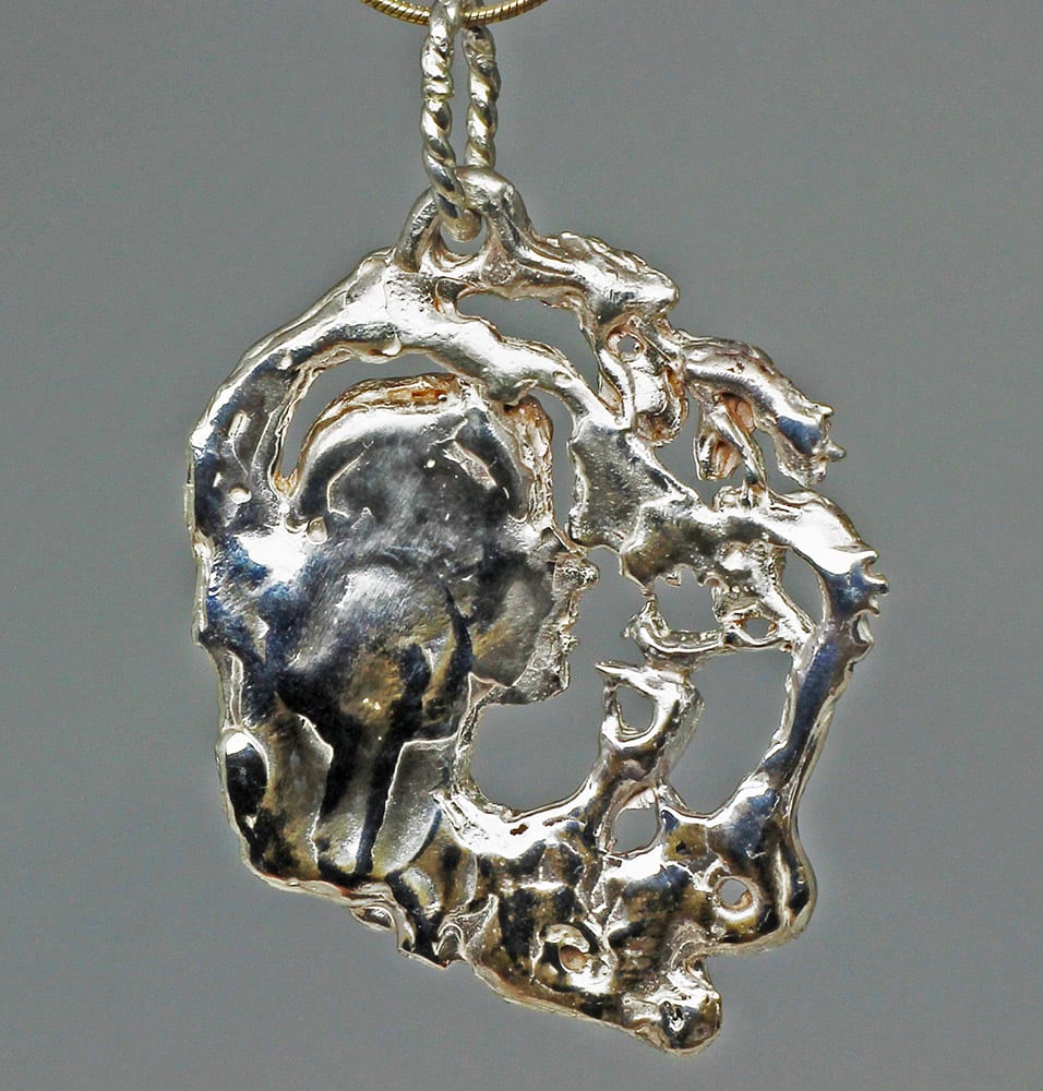 Winter pendant in Sterling silver By Suzan Postgate - Image 2