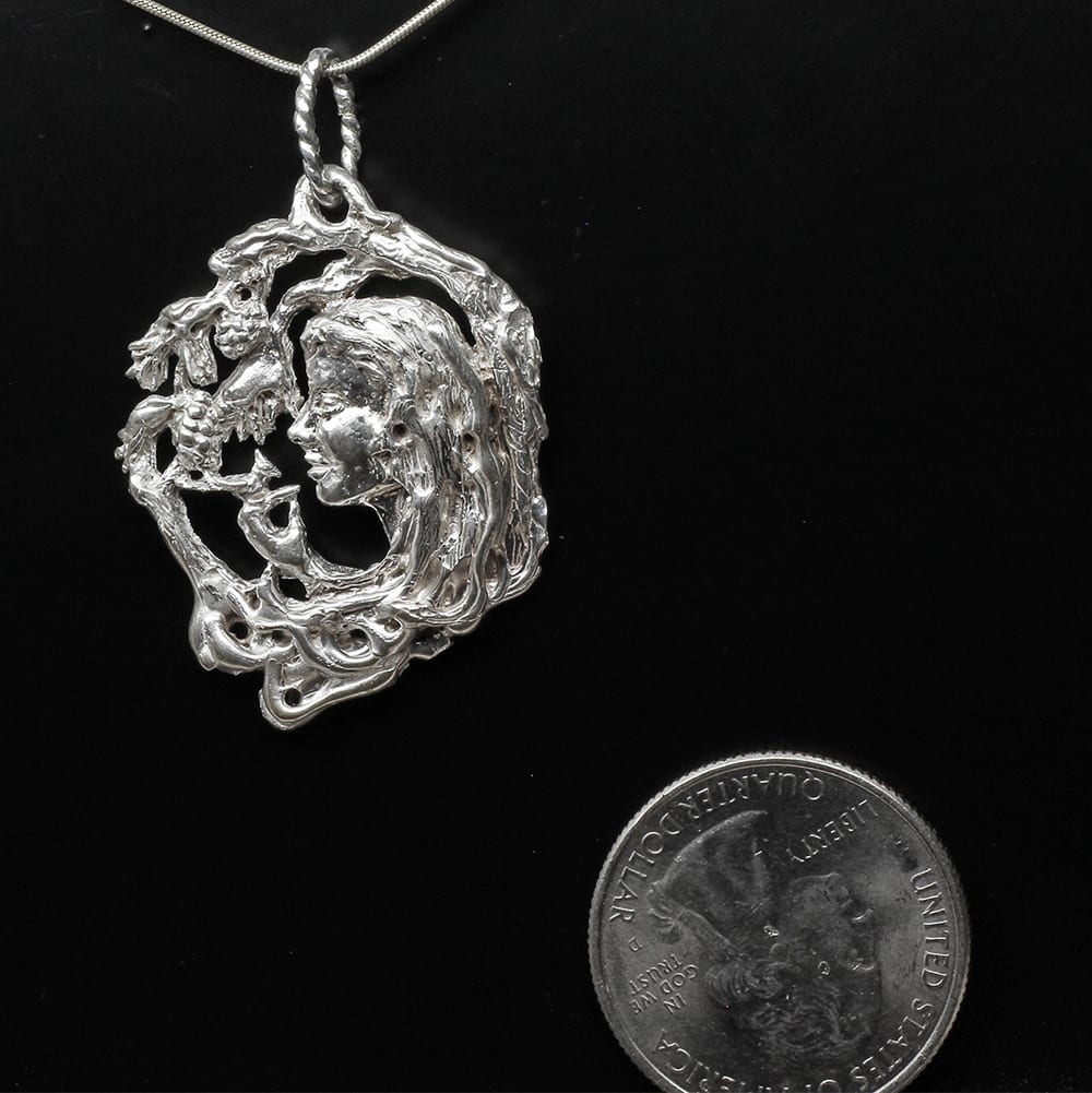 Winter pendant in Sterling silver By Suzan Postgate - Image 3