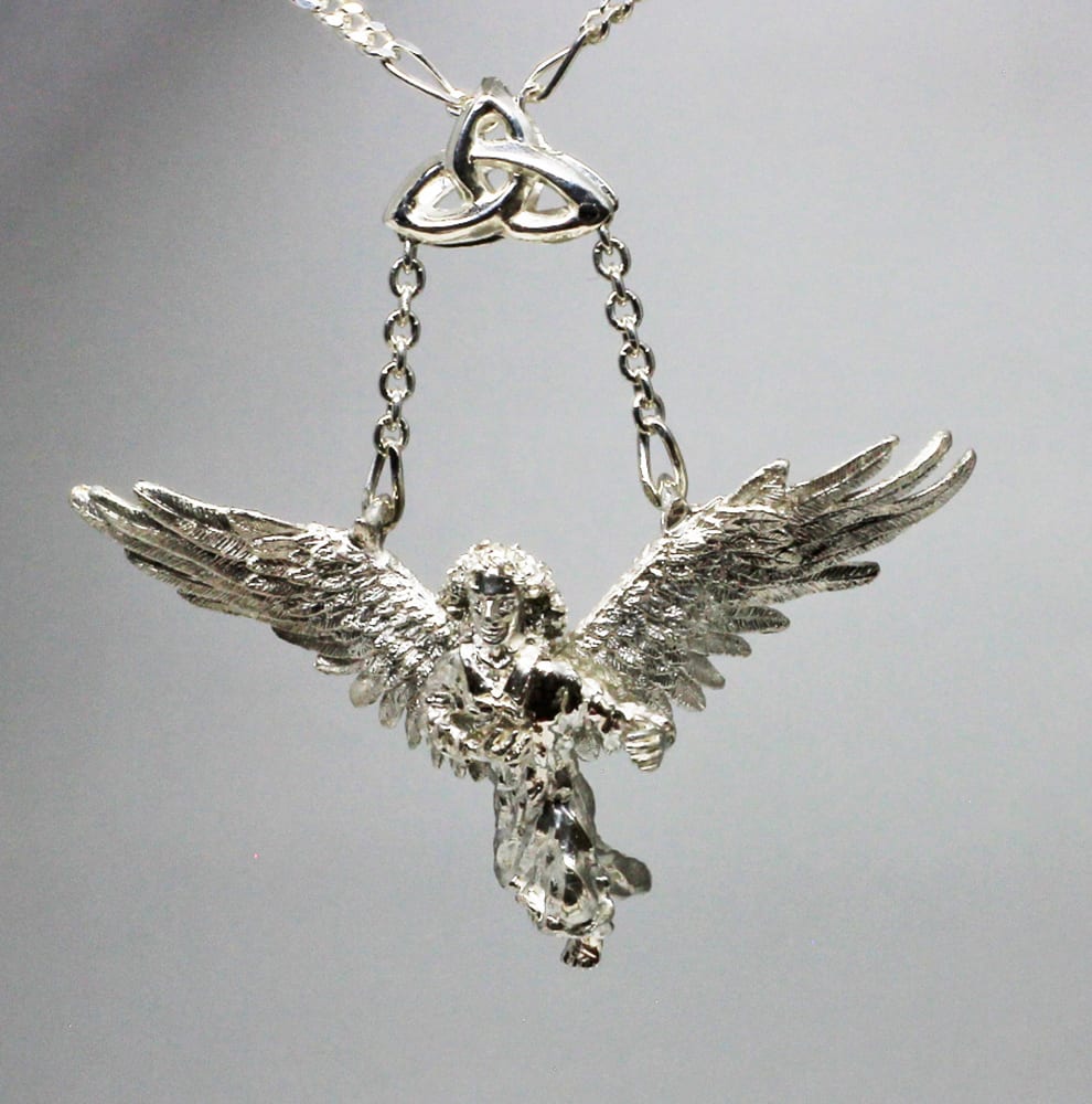 Angel Pendant in silver by George Postgate - Image 4