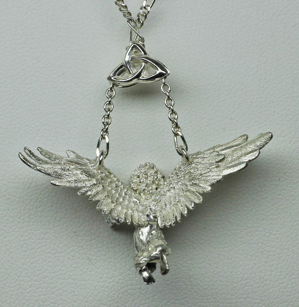 Angel Pendant in silver by George Postgate - Image 6