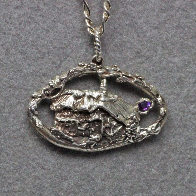 Little-thatched cottage pendant by Suzant