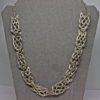 Wide Celtic knot choker in silver by Suzan Postgate