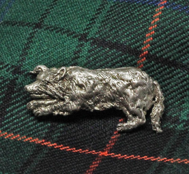 border collie brooch