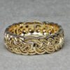 Celtic Eternity Knot Band 14k size 11 3/4 8mm wide