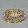 Eternity Knot Band 14k size 11 3/4 8mm wide