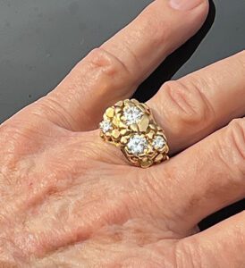 Giants causeway diamond ring