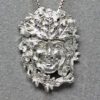 Greenwoman sterling silver pendant, We were considering naming this the Greengoddess
