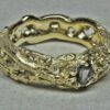 Woodland vine alexandrite band 1n 14K by George Postgate