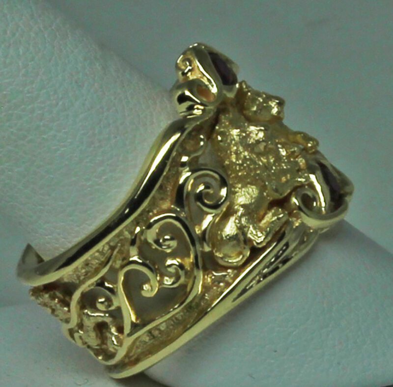 Lions & Dragon ring in 18 and 14K
