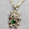 Scottish tsavorite Luckenbooth Pendant